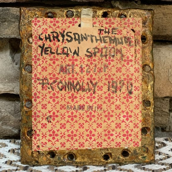 VTG 4 Floral Original Oil Paintings Gold Frames Black Philippa Connolly 1970 - Picture 7 of 16